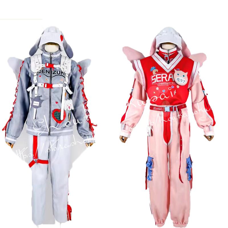 にじさんじ VTuber セラフ 弦月藤士郎 Angelic Dream コスプレ衣装 イベント コスチューム 変装活動 仮装 学園祭 撮影 祭り クリスマス ハロウィン