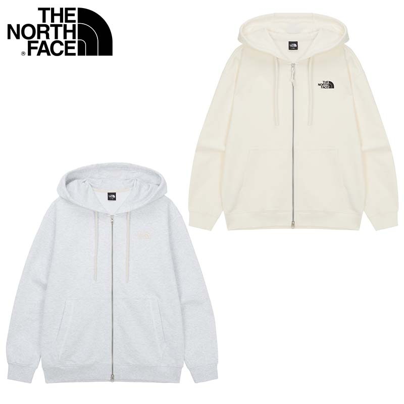NJ5JR00 MS CORE HOOD ZIP UP フード パーカー ジップアップ ジャケット レディース メンズ フーディ ファスナー ジッパー スウェット トレーナー 韓国 ホワイトレーベル