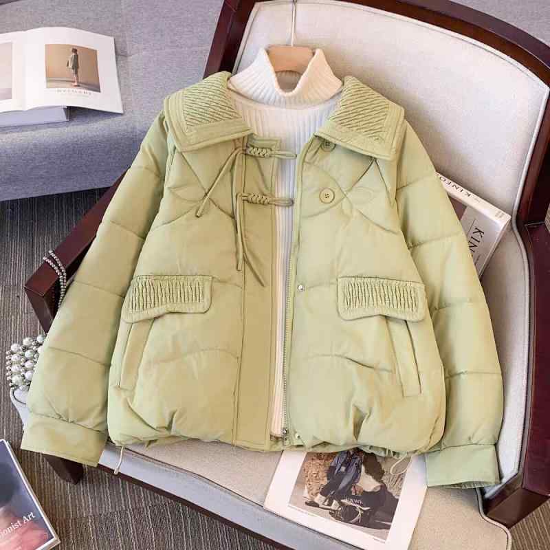 秋服 レディース ファッション オシャレ カワイイ シンプル 大人カワイイ 大きいサイズ エスニック コート ダウン コットンコート カジュアル ジャケット コットン ジャケット