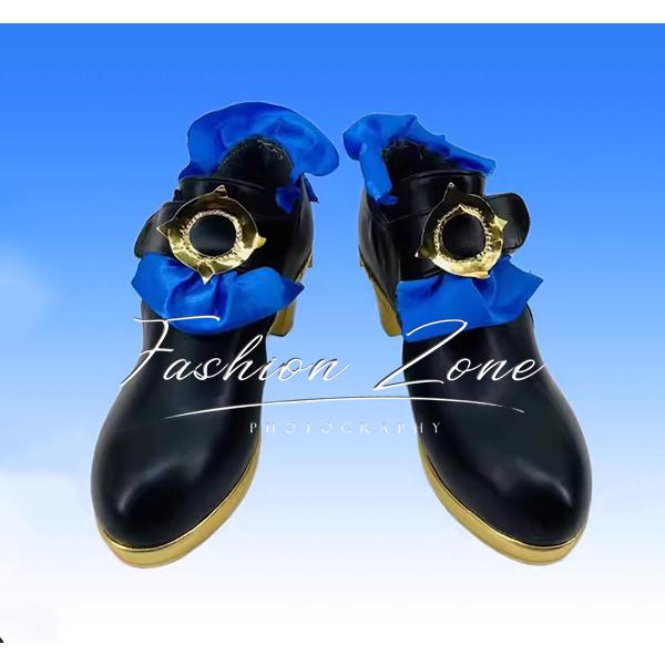 原神 げんしん 風 行秋 ユクアキ 竹身雨化 海灯祭 スキン コスプレ靴 男女兼用 シューズ 道具小物 ブーツ cosplay ハロウィン仮装 変装