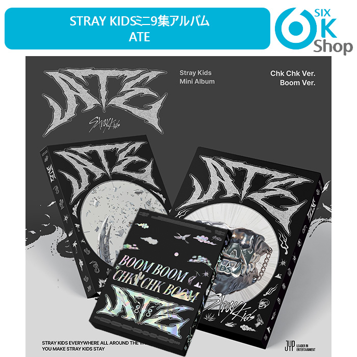 一般+ATE限定盤 3種セット Stray Kids ミニ9集アルバム ATE 当店特典 韓国チャート反映店 Straykids skz