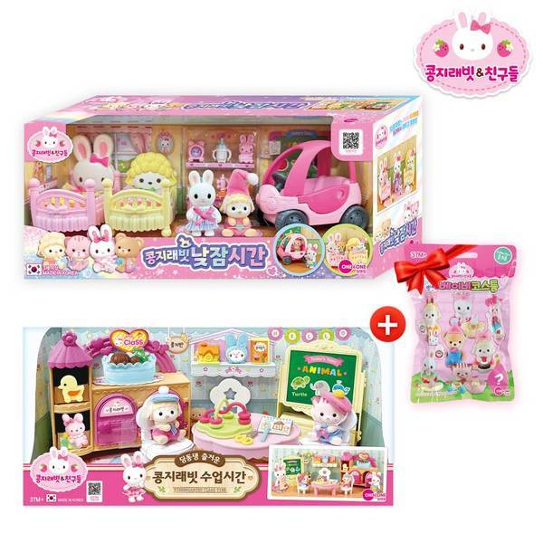 可愛いコンジラビット昼寝時間+授業時間SET