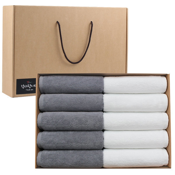 ライト 30数 130g 10枚 ホテルタオル ギフトセット シャワータオル