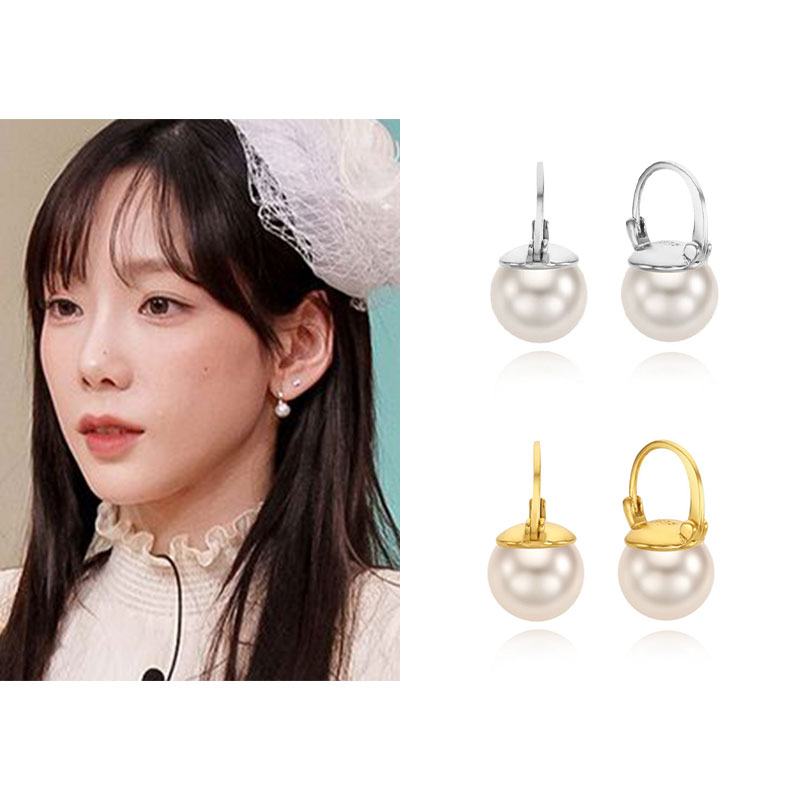 [テヨン着用]純真な真珠のドロップイヤリング/韓国ファッション/韓国ファッションスタイル/韓国ストリートファッション/SNSで人気/韓国の人気ブランド