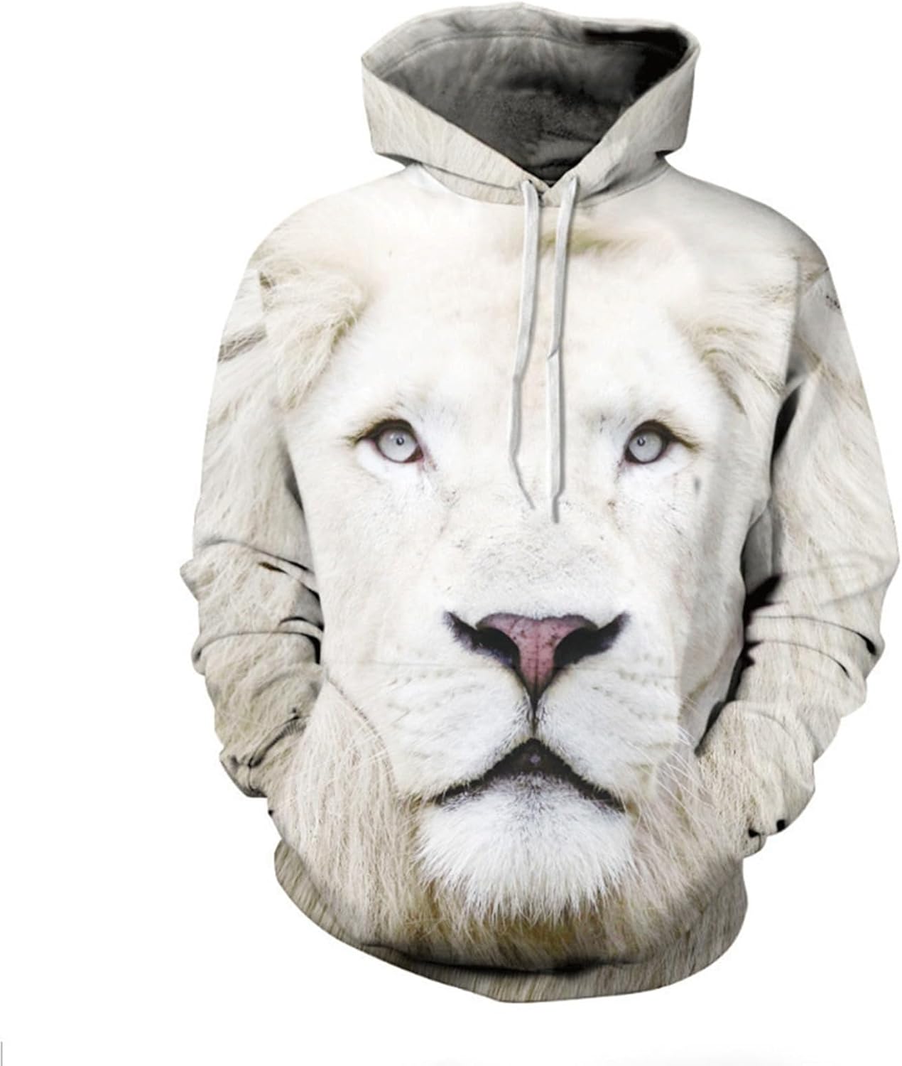 フードパーカー メンズ ライオン柄 春秋 プルオーバー 3Dプリント リアル柄 長袖 上着 フード付 男女兼用 ヒップホップ コットン シンプル おしゃれ スウェット 釣り 部屋着 普段着