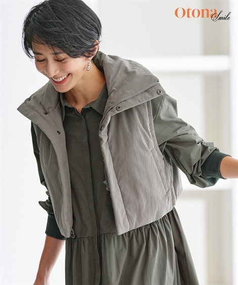 ベスト 中綿ショートベスト OtonaSMILE