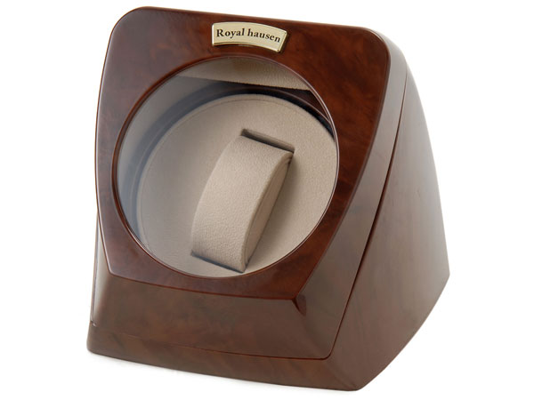 ロイヤルハウゼン 【国内正規品】木目調ウォッチワインダー　1本巻き RH002