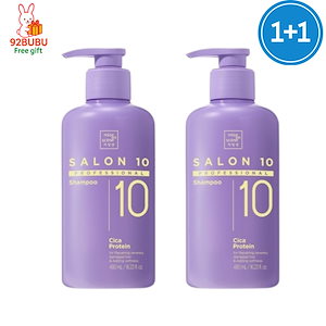 [韓国 人気シャンプー1+1 ]サロン10 プロフェッショナル シカプロテイン シャンプー 480ml*2本/大容量/シカ シャンプー/美容室/泡/脂性頭皮/頭皮ケア/切れ毛防止/フローラルウッディの