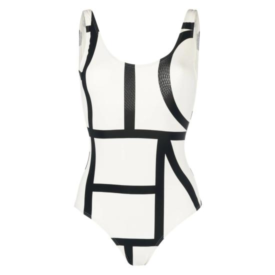 TOTEME Women One-Piece Swimsuits 223 842 795 999 TOFU WHITE BLACK
