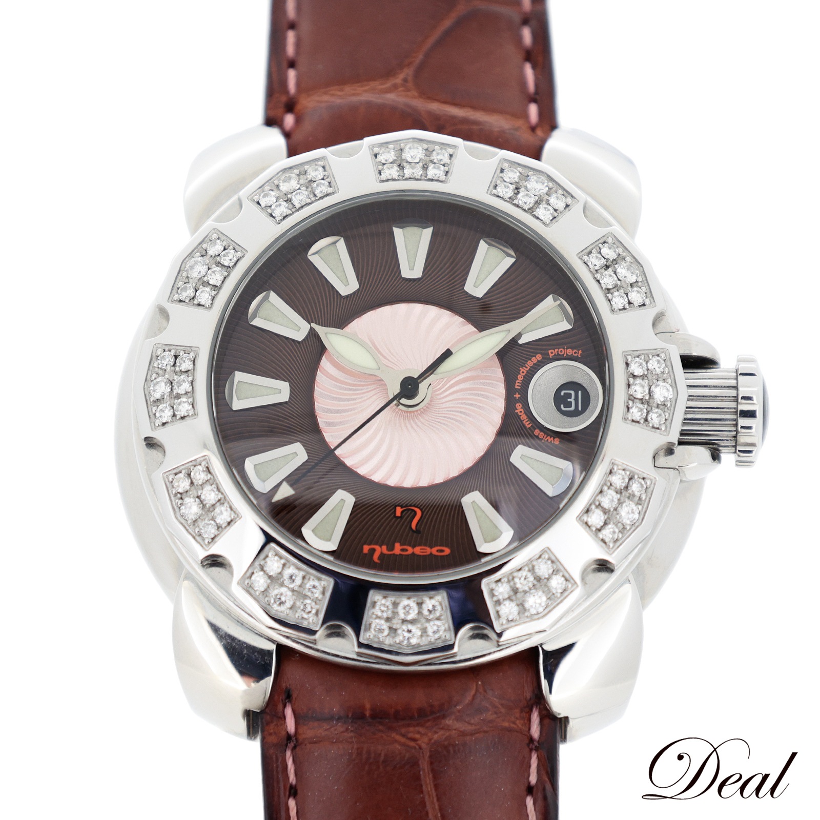 ベゼルダイヤ ヌベオ ジュリーフィッシュプロジェクトメドゥース NUB02306232 メンズ 腕時計