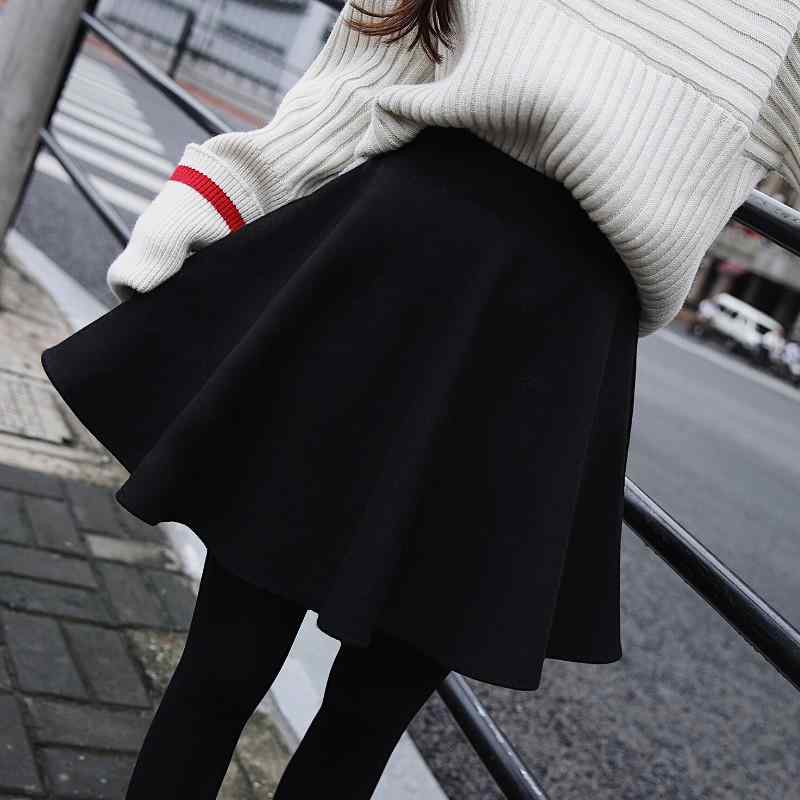 コーデ レディース ファッション オシャレ カワイイ シンプル 大人カワイイ 韓国スタイル Aライン スカート パフ ハイウエスト スペース コットンスカート スリム アンブレラ