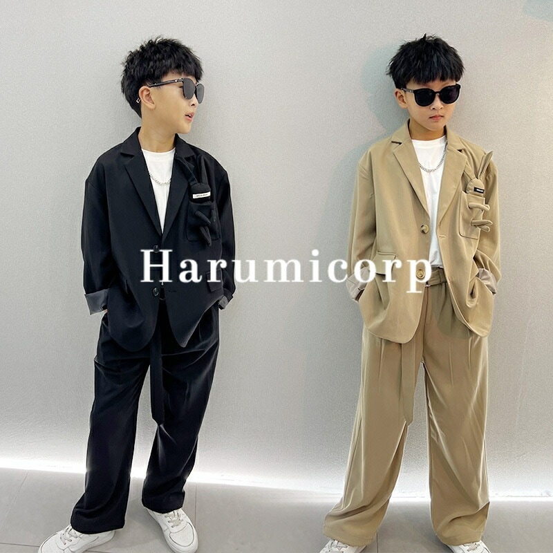 【即納】男子 入園 卒業式 入学式 発表会 結婚式 謝恩会 二次会 同窓会発表会 演奏会 七五三 お呼ばれ　2点セット　こども　キッズ　90100110120130140cm