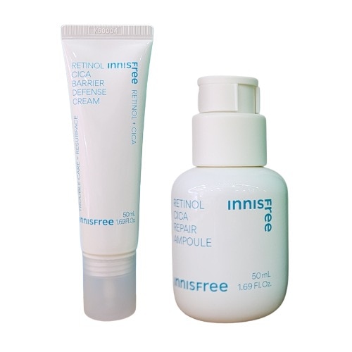 レチノール シカ痕跡バリア クリーム 50mL+レチノール シカ リペア アンプル 50ml