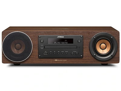 他サイト： 【新品/在庫あり】Victor コンパクトコンポーネントシステムWOOD CONE EX-D6 高音質 Bluetooth対応 ビクターの商品画像