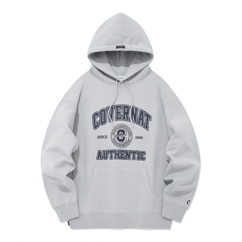 COVERNATエンブレムアーチロゴフーディライトブルー 7,725円