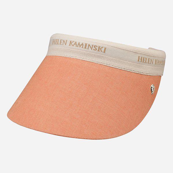 [始興店] []6S HAT52278 SALMON ブルックリンリネンバイザーサーモン