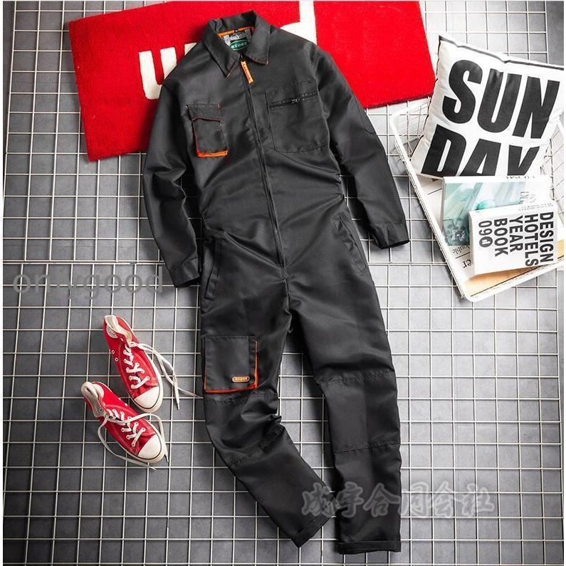 【HLC】エンジニア 長袖 オーバーオール メンズ 大きいサイズ サルエルパンツ 作業服 オールインワン 無地 カジュアル つなぎ サロペット ワークパンツ