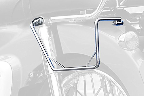 キジマ (kijima) バイク バイクパーツ バッグサポート メッキ 左側単品 スーパーカブ50