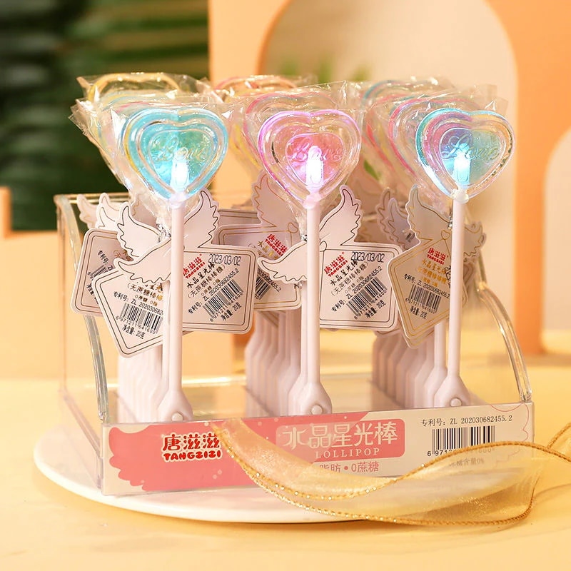 発光ロリポップは食べられる蛍光ロリポップは光るロリポップモデル猫の爪