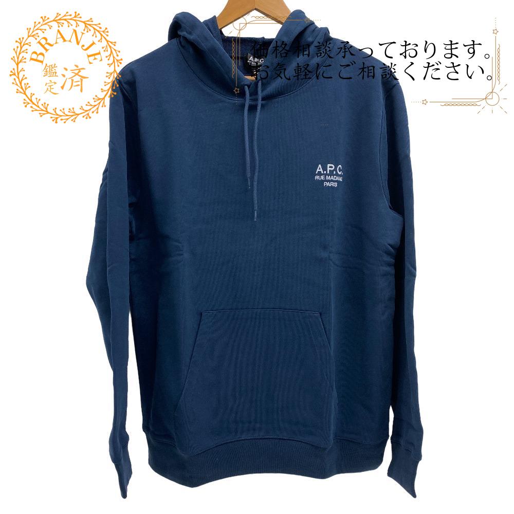 H27733 2022AW L フーディー COEZD コットン パーカー ネイビー メンズ ブランド