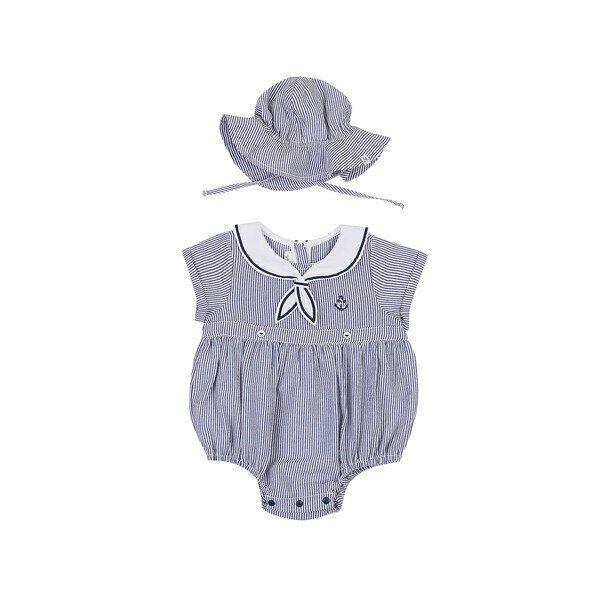 リオシアサッカーSTボディスーツ(帽子)(NAVY)_01T32790113_GN