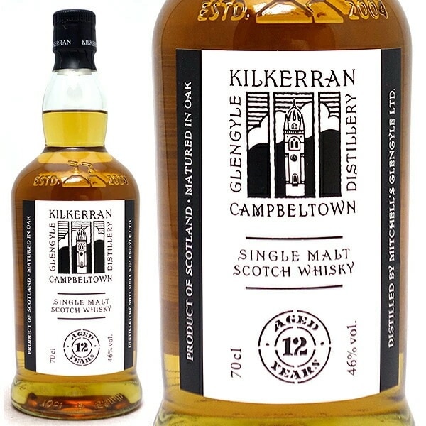 キルケラン 12年 シングル モルト ミッチェルズ・グレンガイル蒸溜所 46度 700ml 正規品 キャンベルタウン ^YCKK12J0^