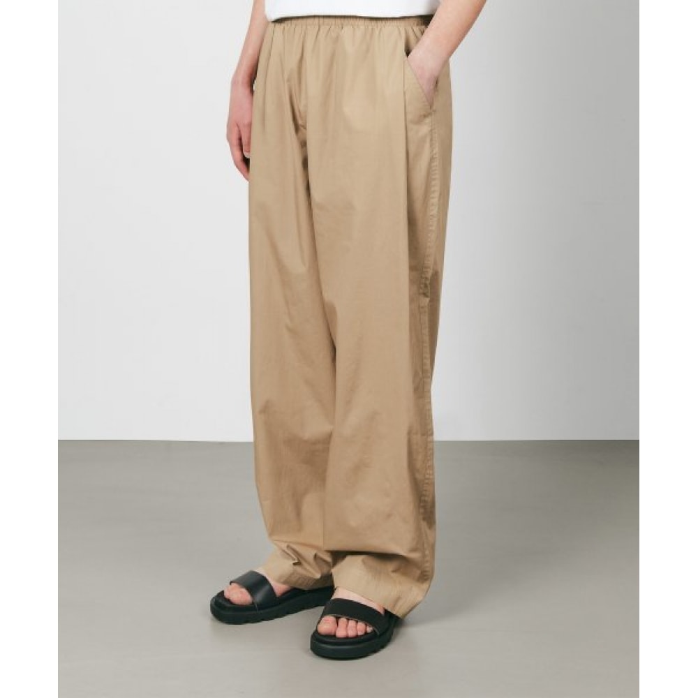 CODEGRY ディープタックコットンバンディングパンツ_ダークベージュ