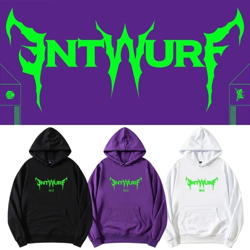 Nmixx アルバム Entwurf セーター プラス フリース 薄手プルオーバー パーカー