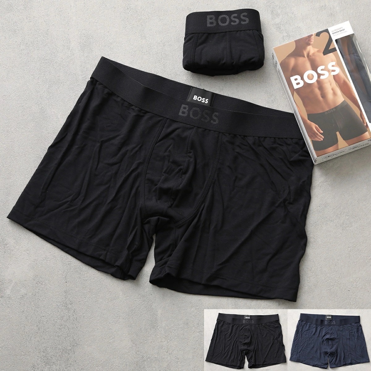 HUGO BOSS ヒューゴボス ボクサーパンツ BoxerBr 2P 50475677 メンズ【2枚組】アンダーウェア カラー2色【返品交換不可】ボクサーパンツ