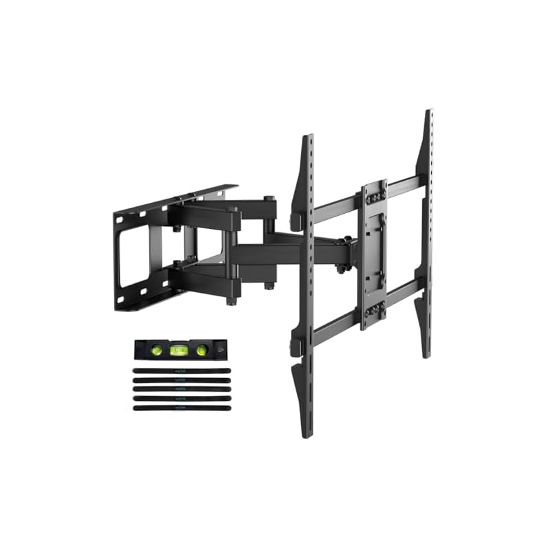 suptek テレビ壁掛け金具 ウォールマウント テレビかべかけ金具 大型 32-84インチ対応 テレビ 壁掛け フルモーション アーム式 前後＆左右&上下多角度調節 耐荷重60KG 最大VESA規格
