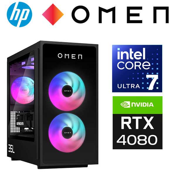 HP 水冷式 ゲーミング デスクトップ パソコン OMEN by HP 35L GT16-0024jp Core Ultra7 GeForce RTX 4080 SUPER Windows11