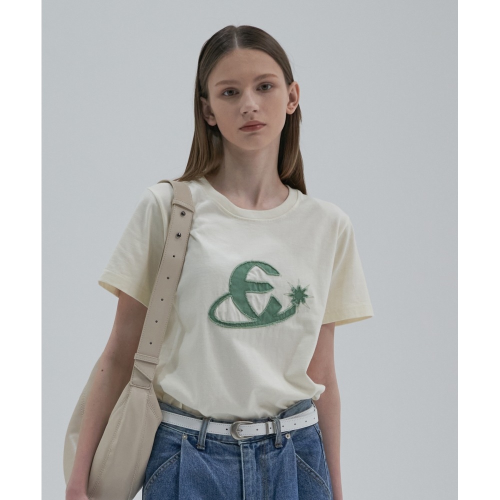 ELLIOTI エッセンシャル ロゴ Ts_クリーム