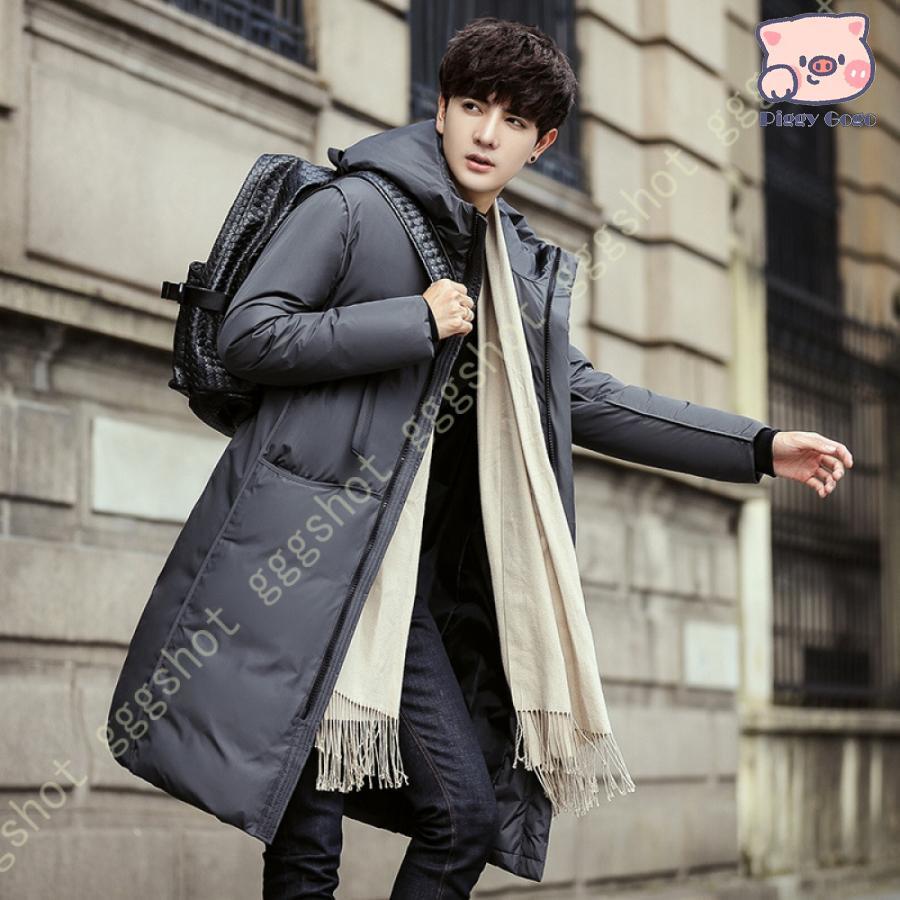 冬の特恵メンズ コート 冬服 中綿 ジャケット ロング コート ジップ アップ ゆったり カジュアル おおきいサイズ アウター かっこいい フ ード付き 厚手 暖かい 防風