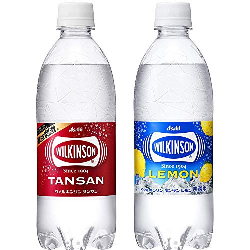 【セット買い】アサヒ飲料 ウィルキンソン タンサン 炭酸水 500ml×24本 + ウィルキンソン タンサン レモン 炭酸水 500ml×24本