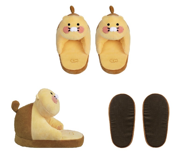 冷たい足を温め! 3cmヒール ふわふわ可愛い チュンシク ハグ スリッパ
