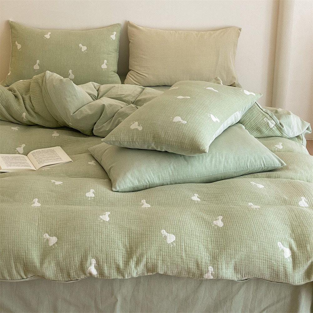 布団セット シングル 4点セット 3点セット 掛け布団 敷き布団 枕 まくら 洗える カラー リバーシブル シワになりにくい 掛布団カバー153