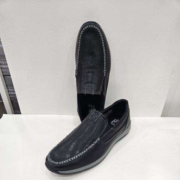 男性軽量カジュアルローファー3センチPFBFHL060BK-13_US