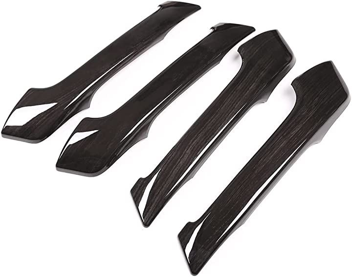 新型 トヨタ ランド クルーザープラド FJ150 LC150 150系 専用 2010～2018に適用 ドアハンドルカバー ドアカバー 車内ドアハンドル 4点セット ブラック