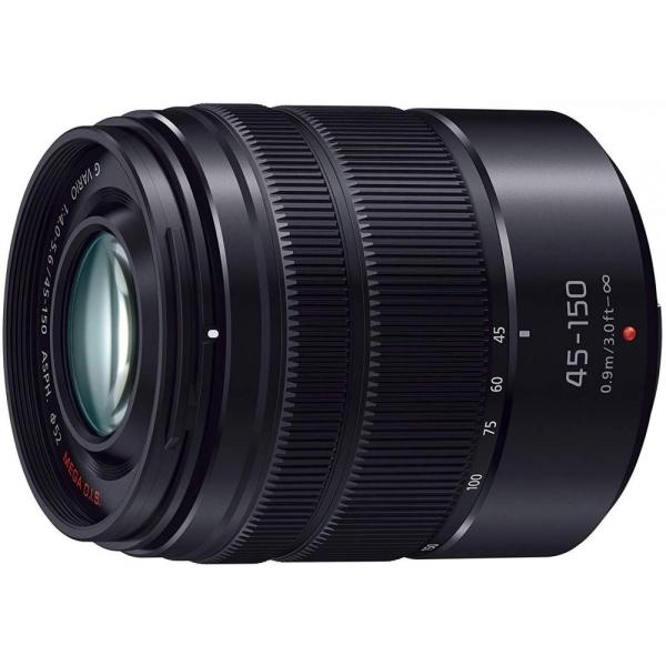 【中古】パナソニック Panasonic 望遠ズームレンズ G VARIO 45-150mm/F4.0-5.6 ASPH. ブラック H-FS45150-KA