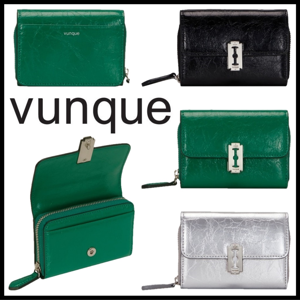 【VUNQUE】 Perfec Essence Zipper Card Wallet ウォレット 天然牛革 カードケース 本革 カードホルダー カード入れ 財布 二つ折り vunque 財布