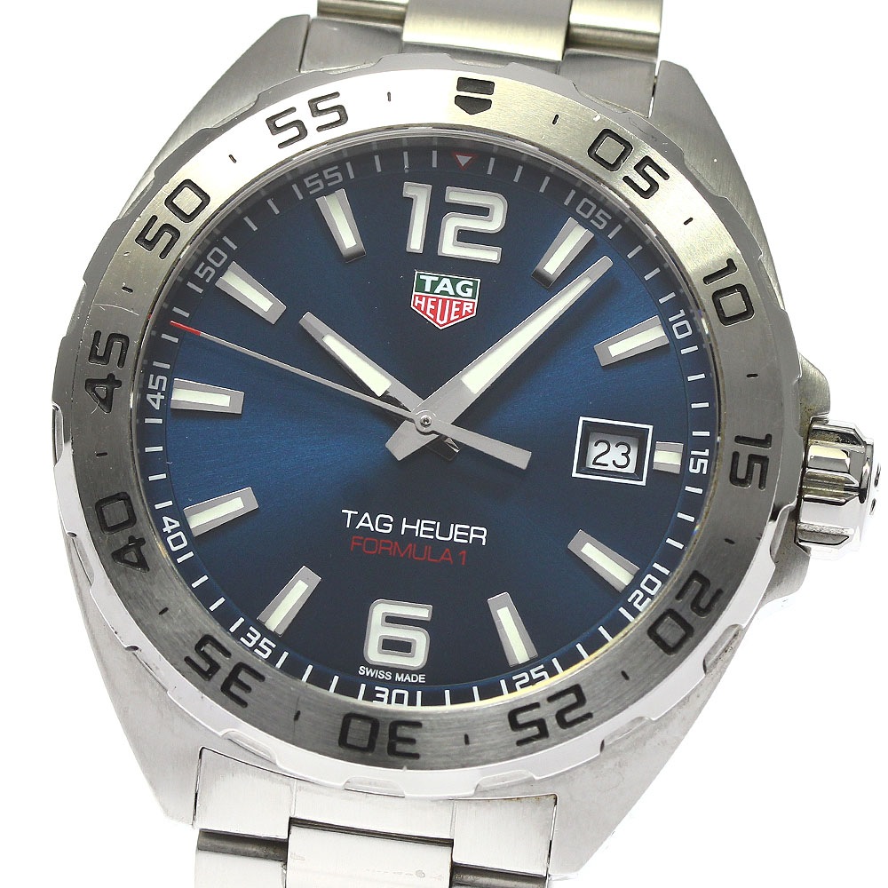タグホイヤー TAG HEUER WAZ1118.BA0875 フォーミュラー1 デイト クォーツ メンズ 箱保証書付き_801870【中古】