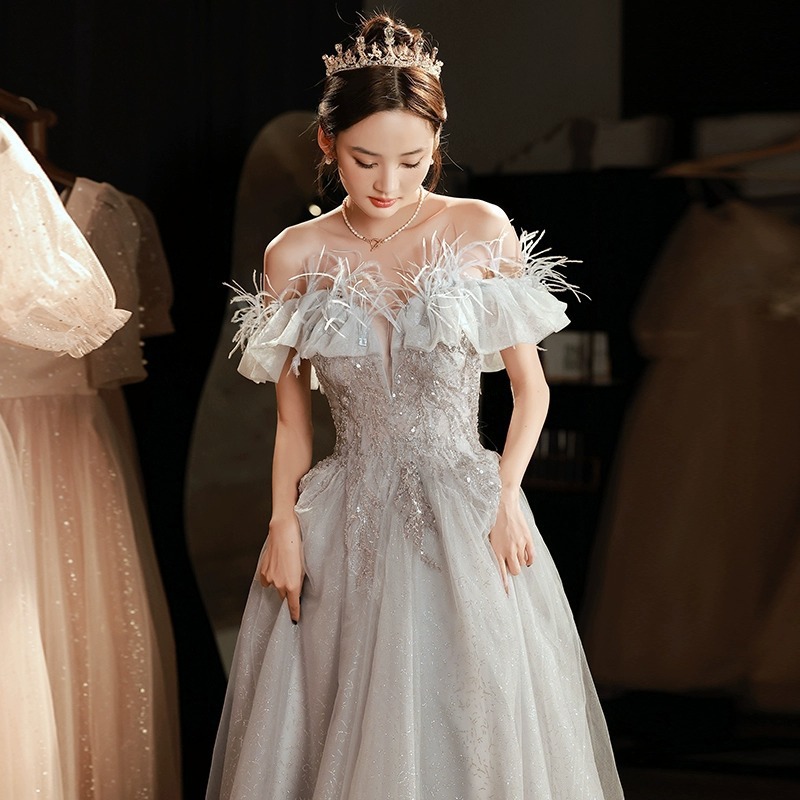 パーティードレス イブニングドレス 発表会ドレス 新作ドレス 結婚式 高級感 誕生日パーティー 大人向け