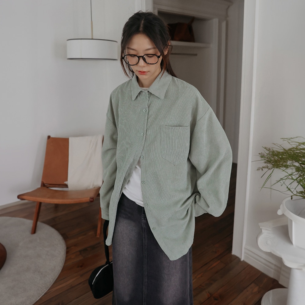 ベスティルージュコーデュロイシャツ