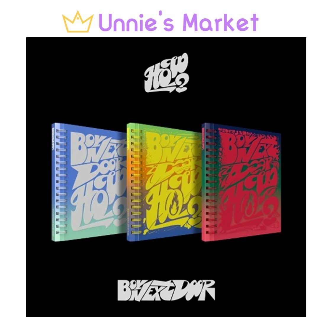 [SET] BOYNEXTDOOR / 2nd EP [HOW] + Free Photocard 1EA(fan-made)