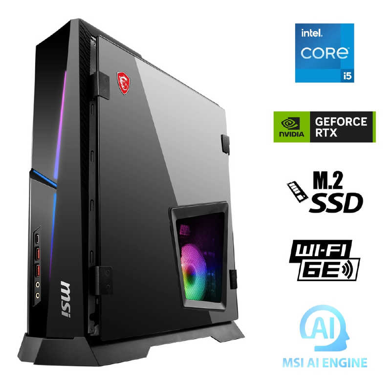 MSI　ゲーミングデスクトップ ［モニター無し /intel Core i5 /メモリ：16GB /SSD：1TB /2024年4月］　Trident AS 14NUC5-682JP