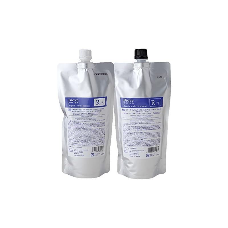 デミ ビオーブ ピュリム リペアスキャルプ シャンプー 450ml ＆ トリートメント 450g 詰め替え用 セット DEMI Biove purlym