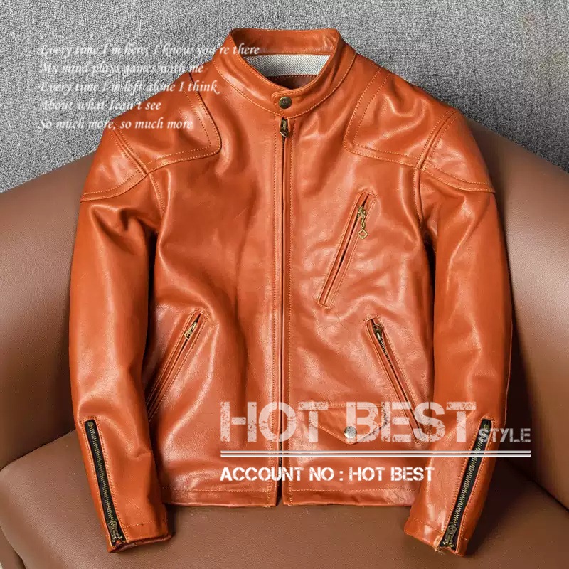 レア色 黒芯ホースハイド 50s シングルライダース ギフト メンズ 革ジャン レザージャケット PADDED タンニンなめし 馬革