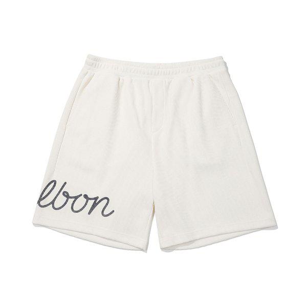 [マルボン公式] トラベルワッフルハーフパンツ OFF WHITE (MAN)