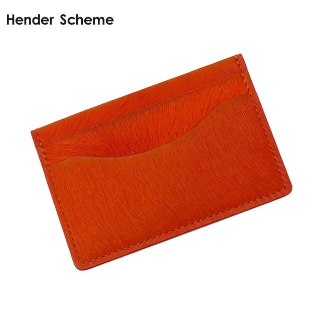 【数量限定特別価格】 エンダースキーマ Hender Scheme Hairy Cardholder カードケース ORANGE 274-000993-018