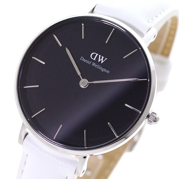 DW 腕時計 レディース DW00100284 クォーツ ブラック ホワイト